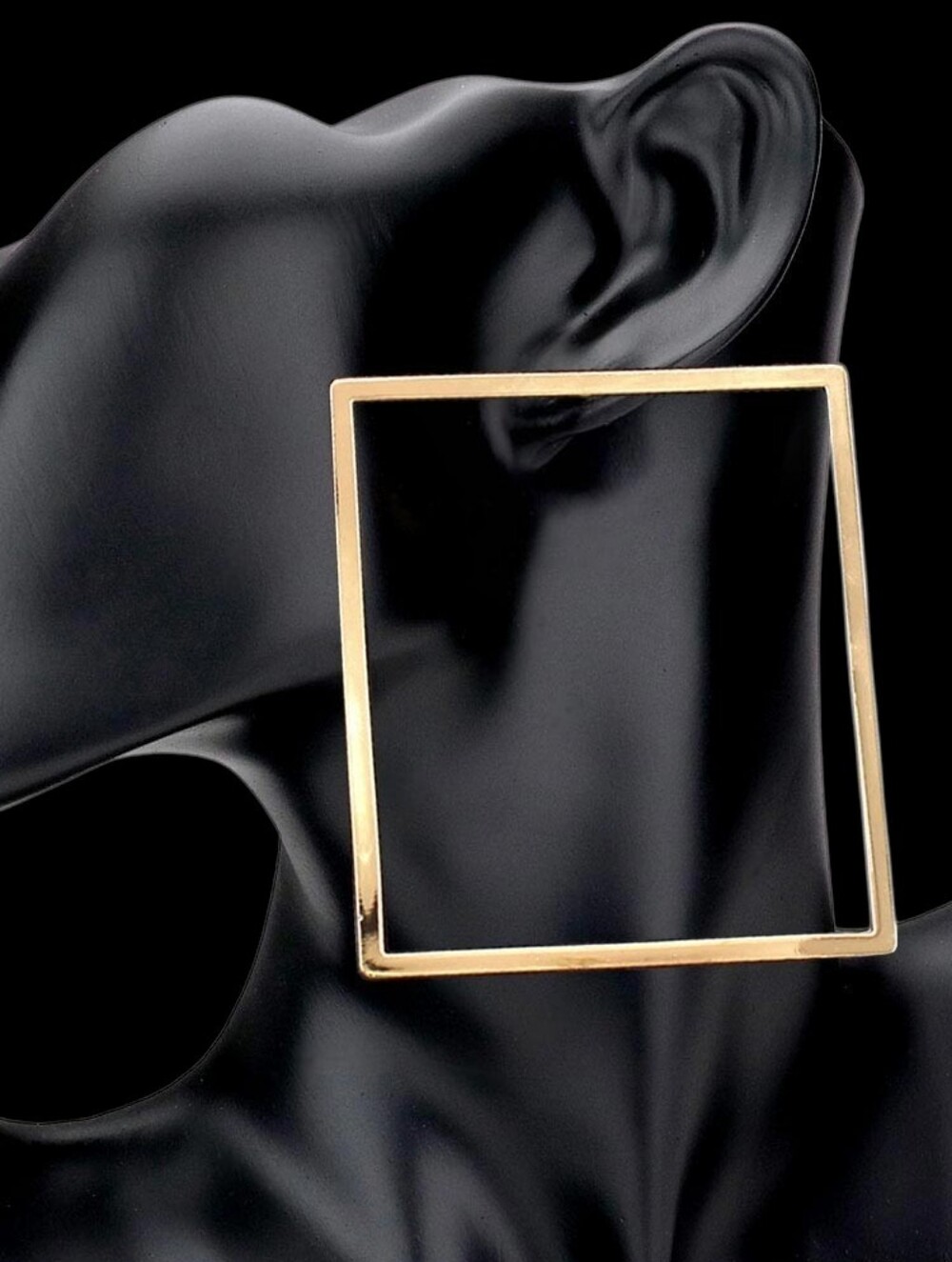 Minimalist Gold Square Hoop Earrings - Women Jewelry Earrings